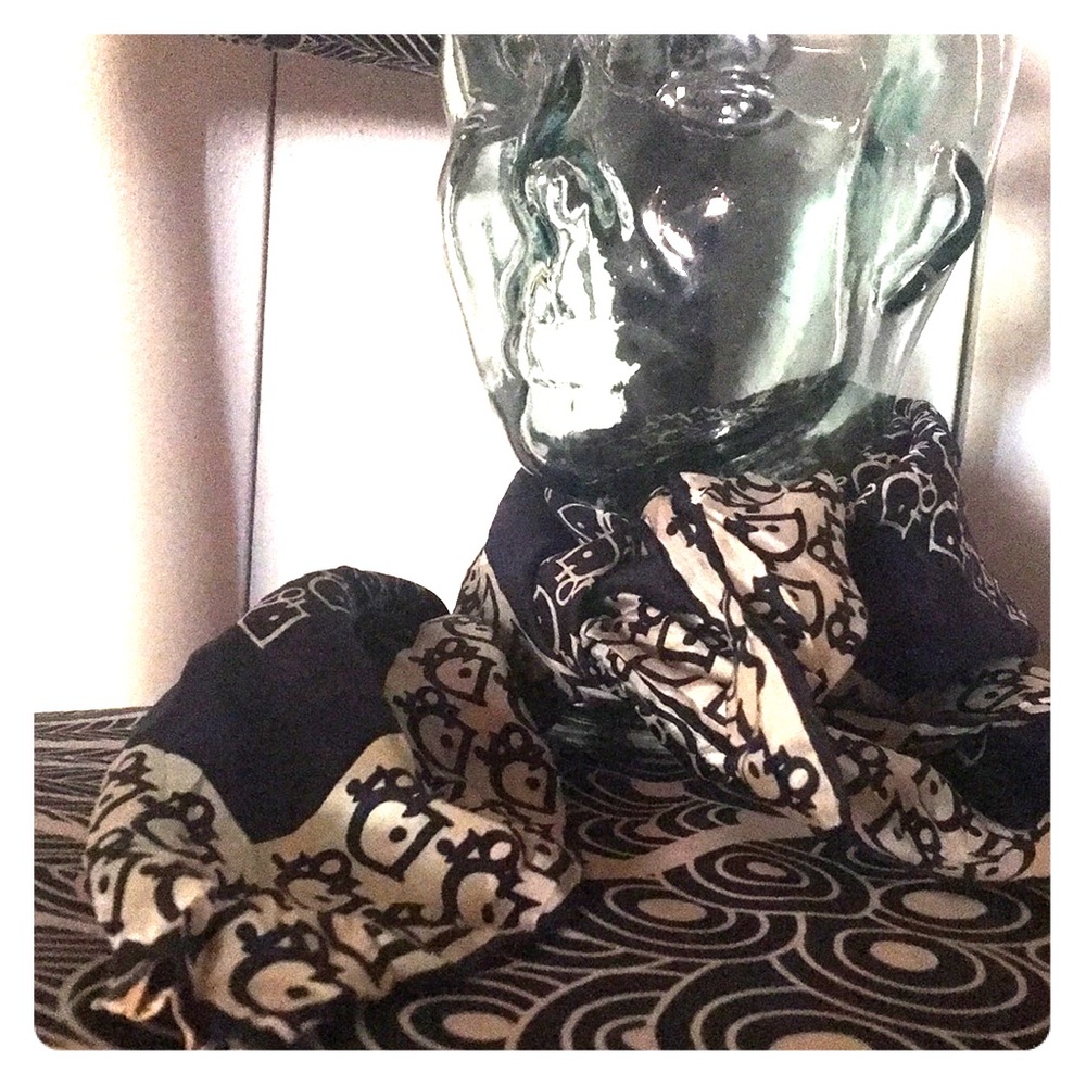 Christian Dior silk scarf